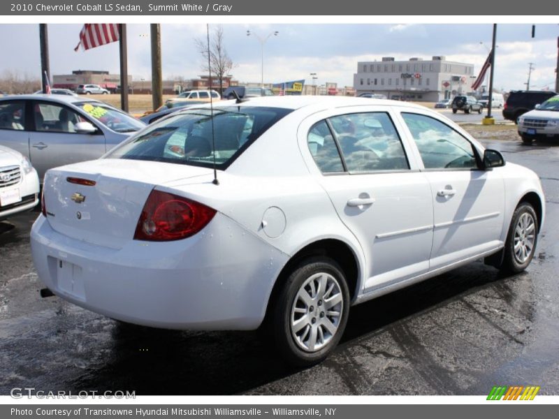 Summit White / Gray 2010 Chevrolet Cobalt LS Sedan