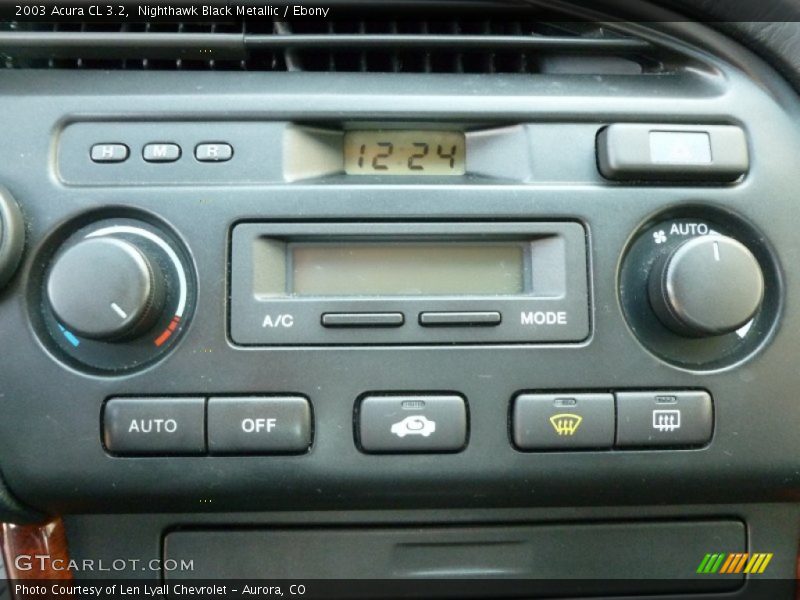 Nighthawk Black Metallic / Ebony 2003 Acura CL 3.2