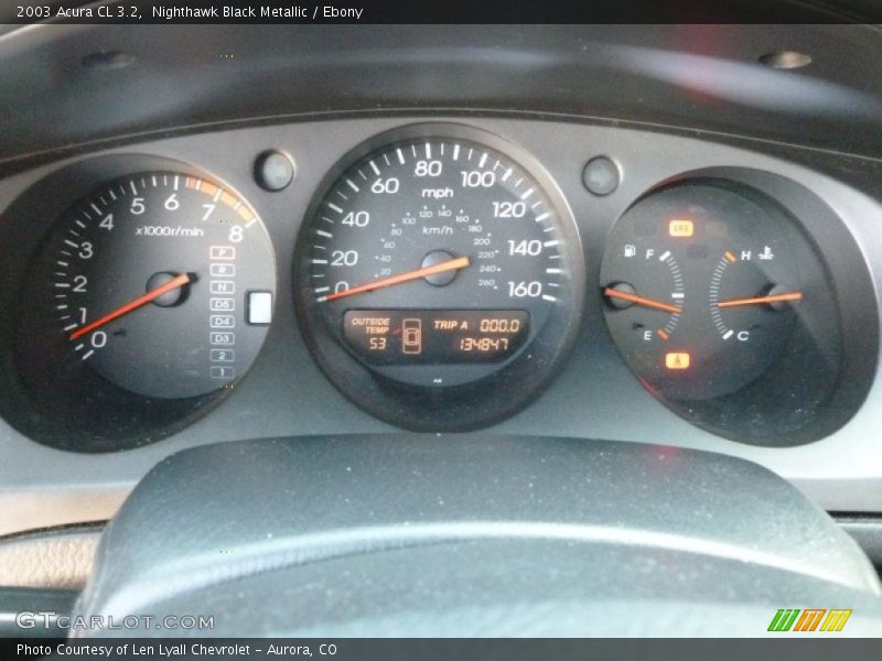 Nighthawk Black Metallic / Ebony 2003 Acura CL 3.2