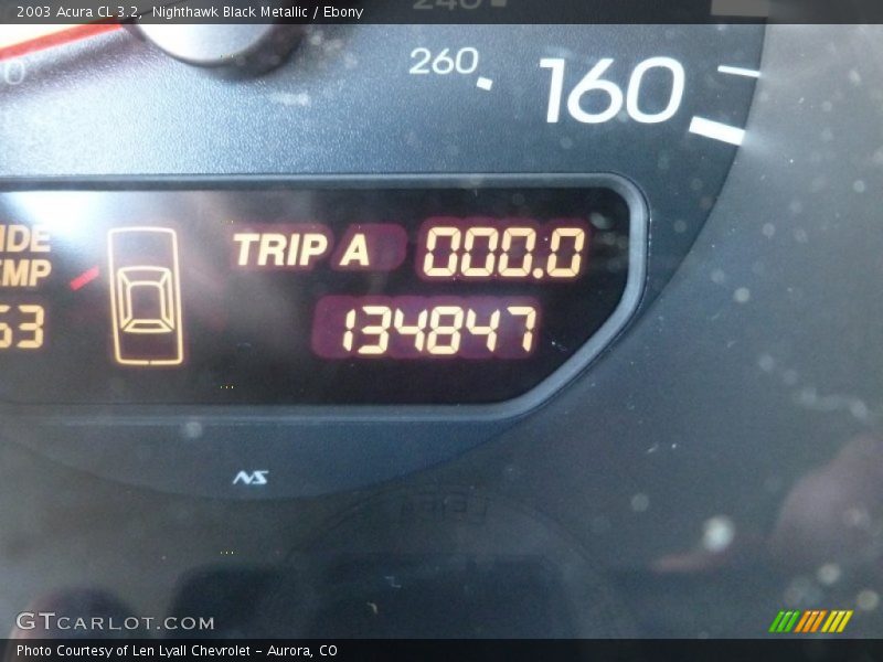 Nighthawk Black Metallic / Ebony 2003 Acura CL 3.2