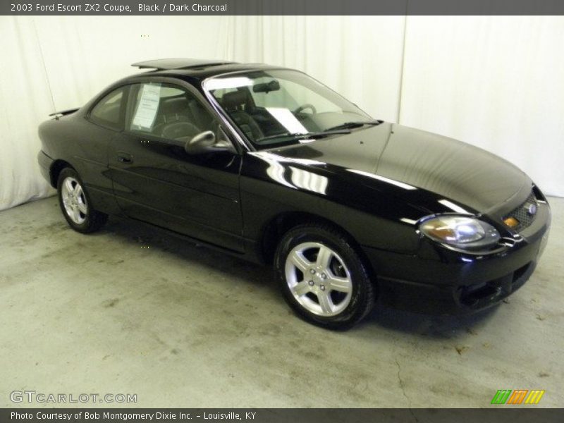 Black / Dark Charcoal 2003 Ford Escort ZX2 Coupe