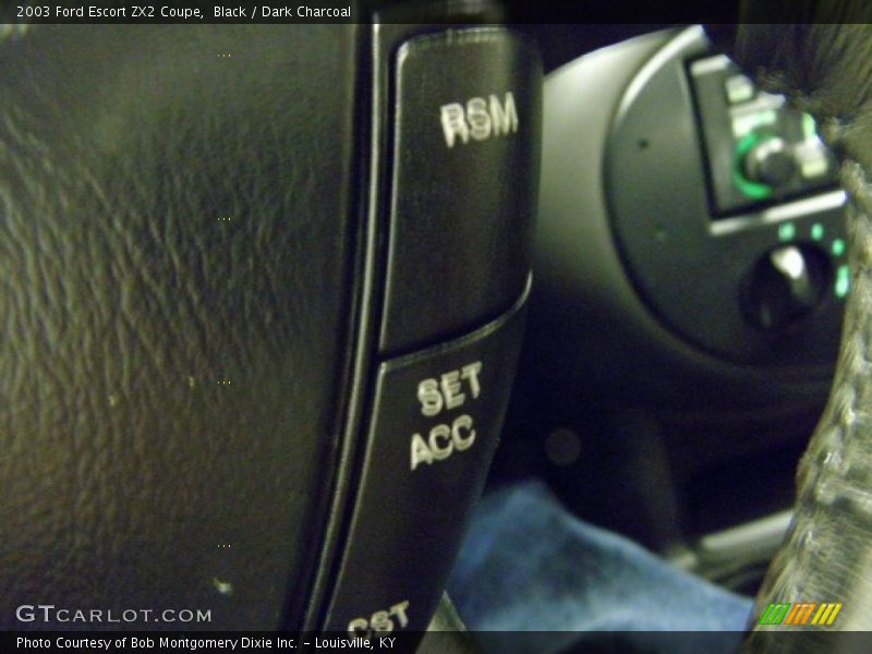 Black / Dark Charcoal 2003 Ford Escort ZX2 Coupe