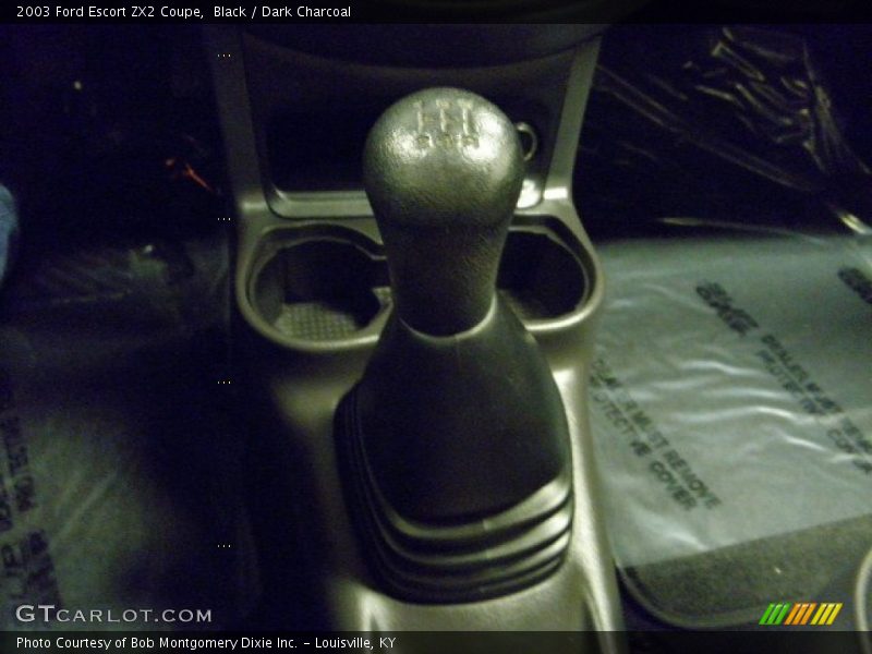 Black / Dark Charcoal 2003 Ford Escort ZX2 Coupe