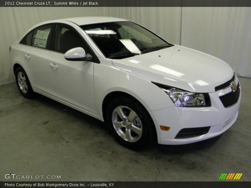 Summit White / Jet Black 2012 Chevrolet Cruze LT