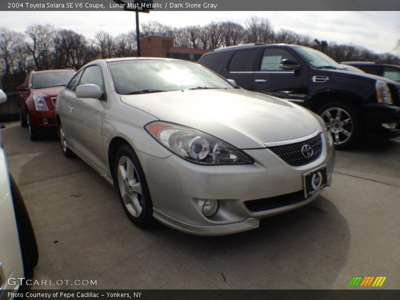 Lunar Mist Metallic / Dark Stone Gray 2004 Toyota Solara SE V6 Coupe