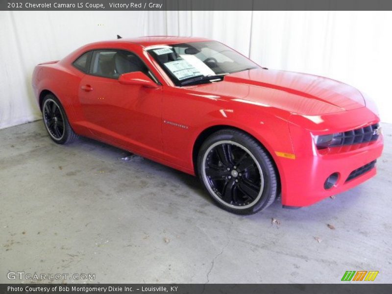 Victory Red / Gray 2012 Chevrolet Camaro LS Coupe