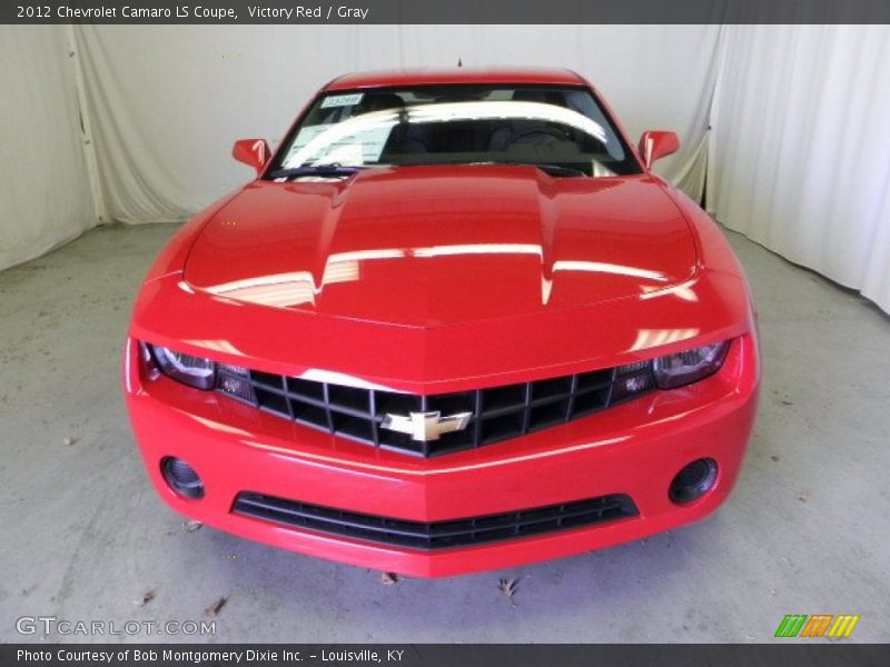 Victory Red / Gray 2012 Chevrolet Camaro LS Coupe