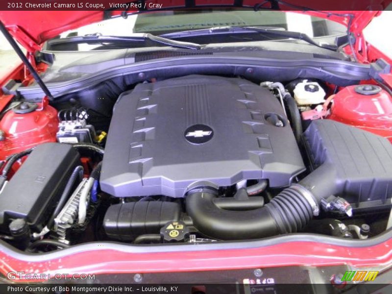 Victory Red / Gray 2012 Chevrolet Camaro LS Coupe
