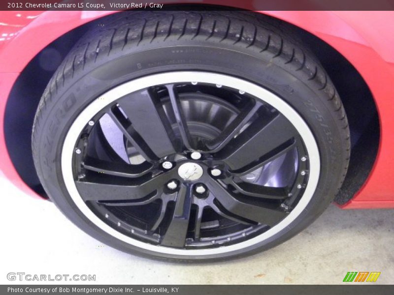 Victory Red / Gray 2012 Chevrolet Camaro LS Coupe