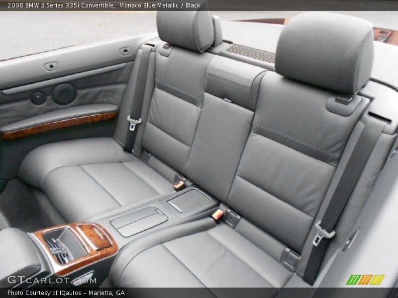 Rear Seat of 2008 3 Series 335i Convertible