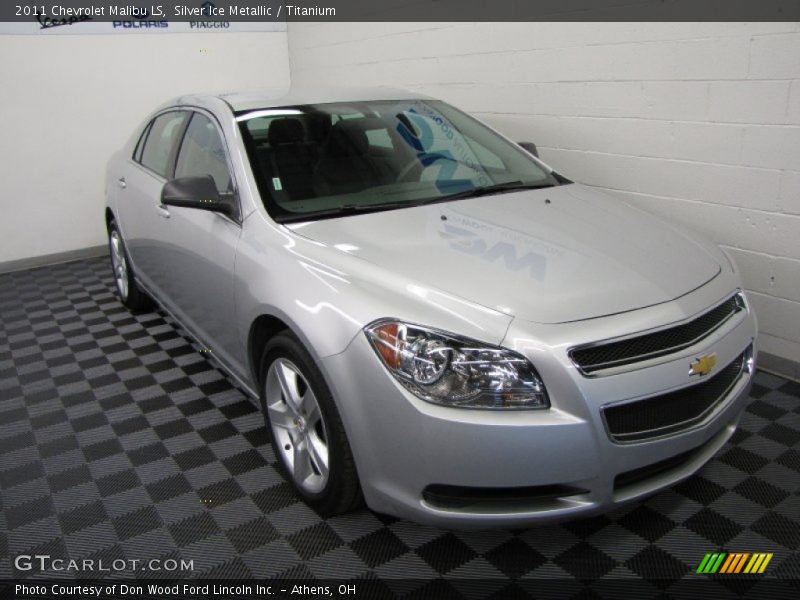 Silver Ice Metallic / Titanium 2011 Chevrolet Malibu LS
