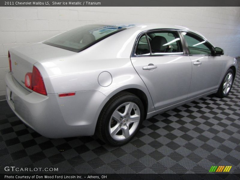Silver Ice Metallic / Titanium 2011 Chevrolet Malibu LS