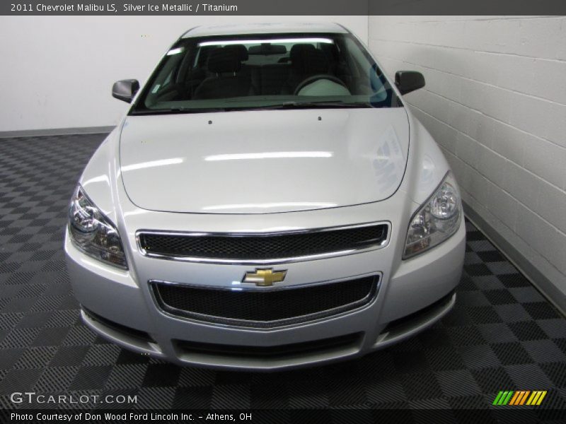 Silver Ice Metallic / Titanium 2011 Chevrolet Malibu LS