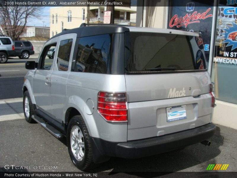 Alabaster Silver Metallic / Gray/Black 2008 Honda Element EX AWD