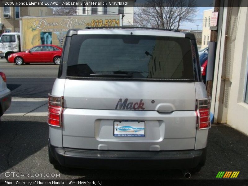 Alabaster Silver Metallic / Gray/Black 2008 Honda Element EX AWD