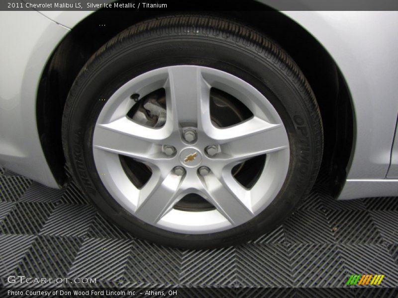 Silver Ice Metallic / Titanium 2011 Chevrolet Malibu LS