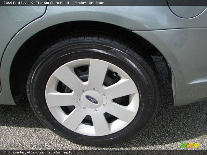 Titanium Green Metallic / Medium Light Stone 2006 Ford Fusion S