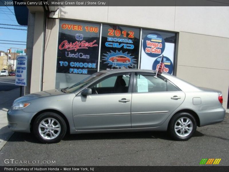 Mineral Green Opal / Stone Gray 2006 Toyota Camry LE V6