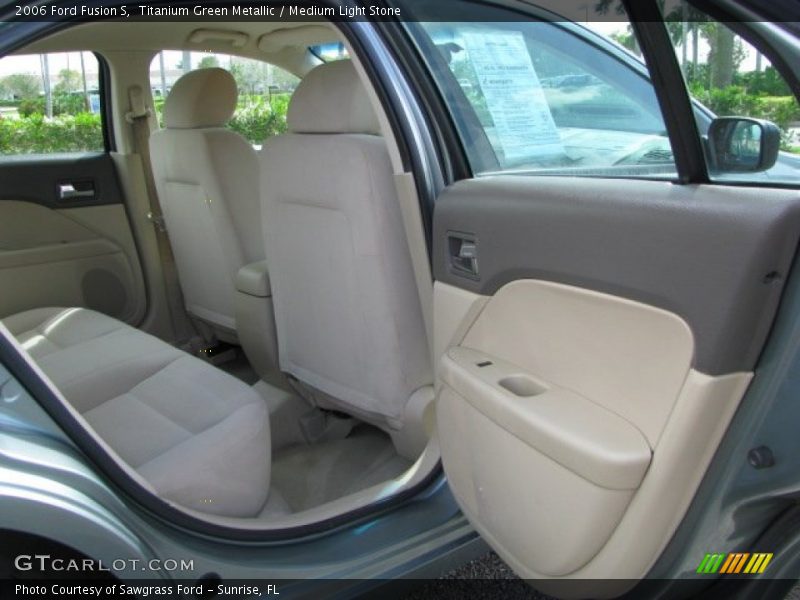Titanium Green Metallic / Medium Light Stone 2006 Ford Fusion S