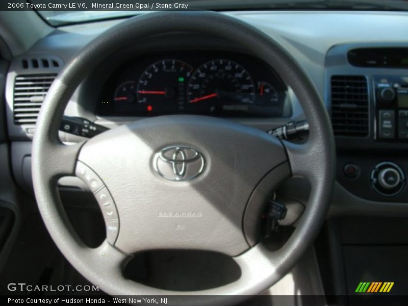 Mineral Green Opal / Stone Gray 2006 Toyota Camry LE V6