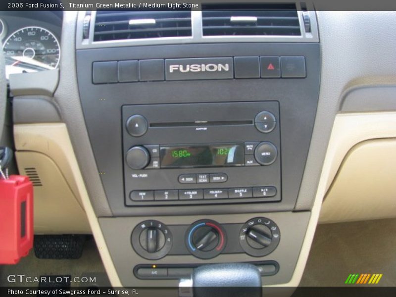 Titanium Green Metallic / Medium Light Stone 2006 Ford Fusion S