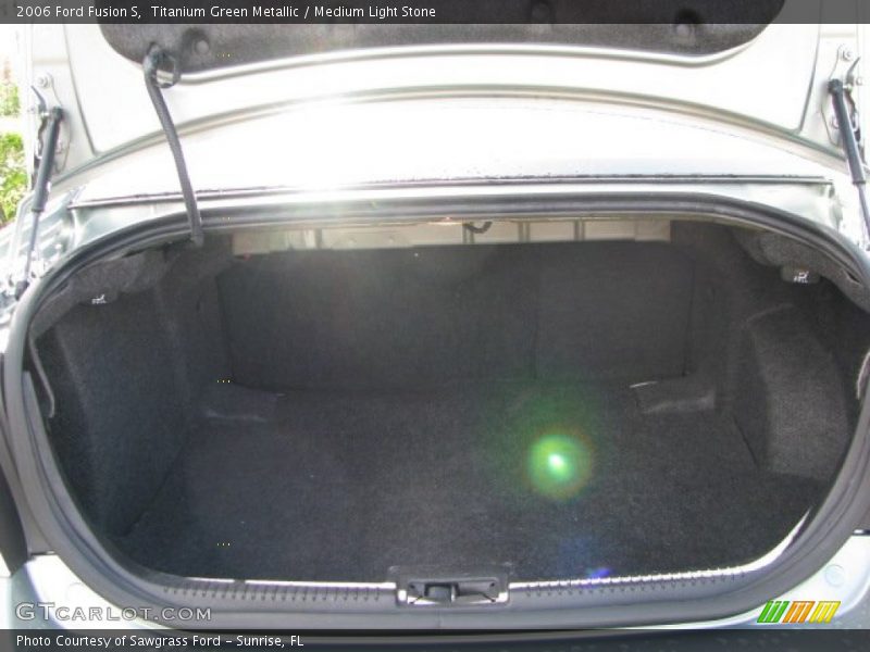 Titanium Green Metallic / Medium Light Stone 2006 Ford Fusion S