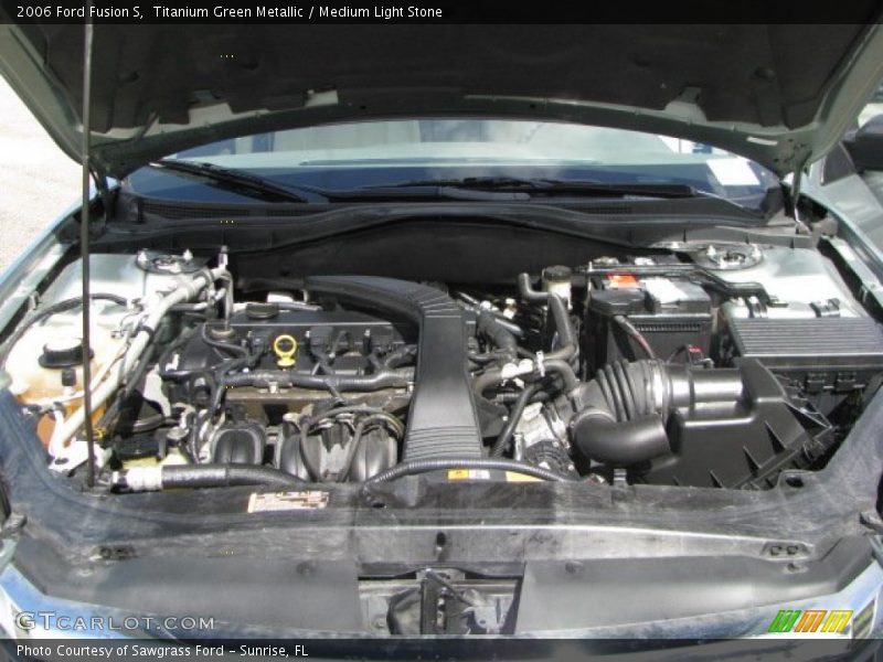 Titanium Green Metallic / Medium Light Stone 2006 Ford Fusion S