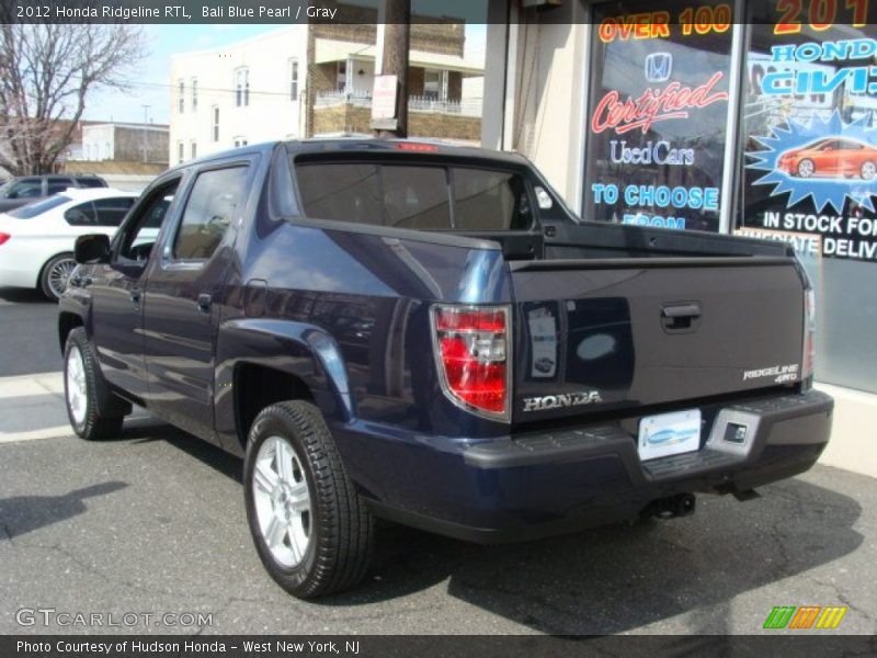 Bali Blue Pearl / Gray 2012 Honda Ridgeline RTL