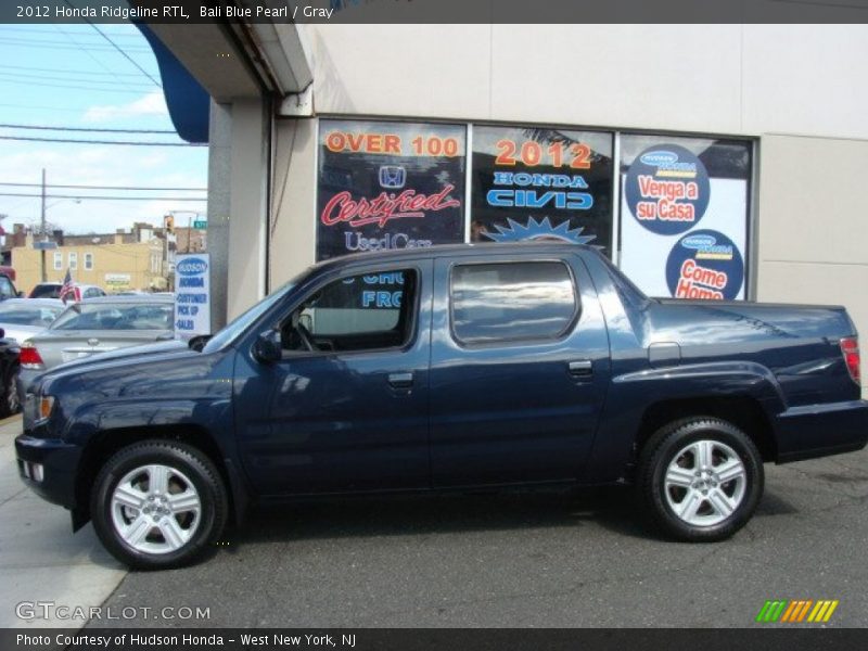 Bali Blue Pearl / Gray 2012 Honda Ridgeline RTL