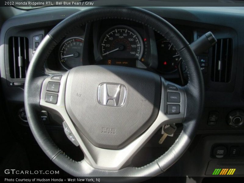 Bali Blue Pearl / Gray 2012 Honda Ridgeline RTL