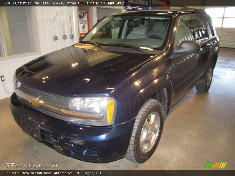 Imperial Blue Metallic / Light Gray 2008 Chevrolet TrailBlazer LS 4x4