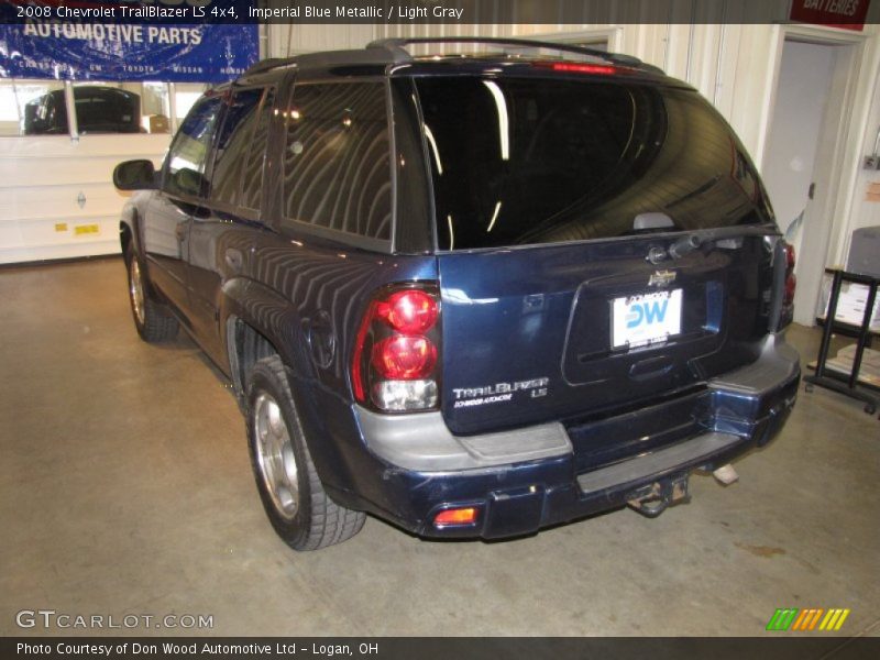 Imperial Blue Metallic / Light Gray 2008 Chevrolet TrailBlazer LS 4x4