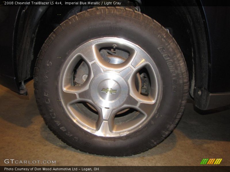 Imperial Blue Metallic / Light Gray 2008 Chevrolet TrailBlazer LS 4x4