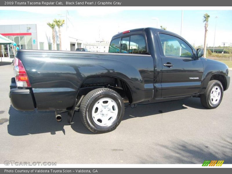 Black Sand Pearl / Graphite Gray 2009 Toyota Tacoma Regular Cab