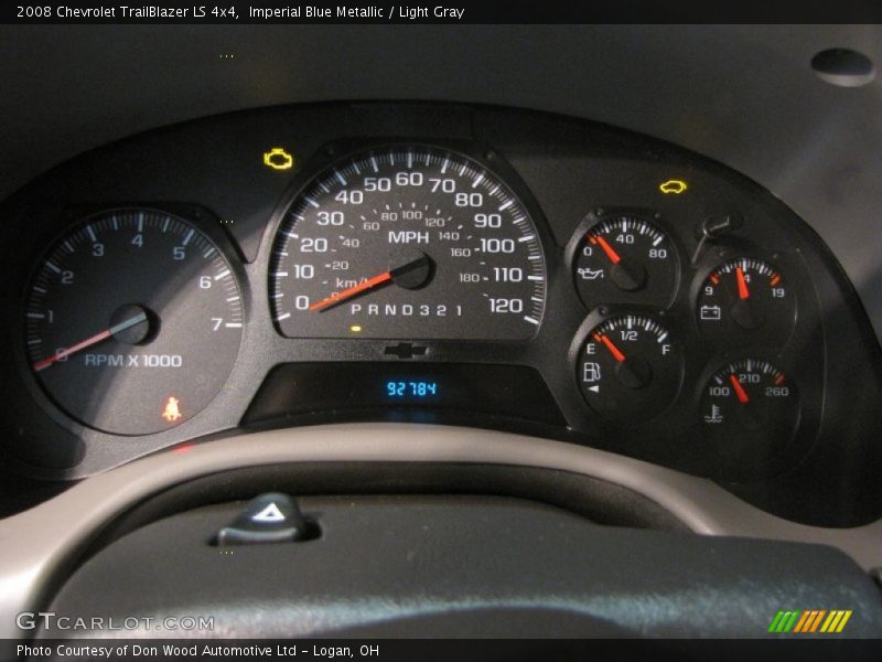 Imperial Blue Metallic / Light Gray 2008 Chevrolet TrailBlazer LS 4x4