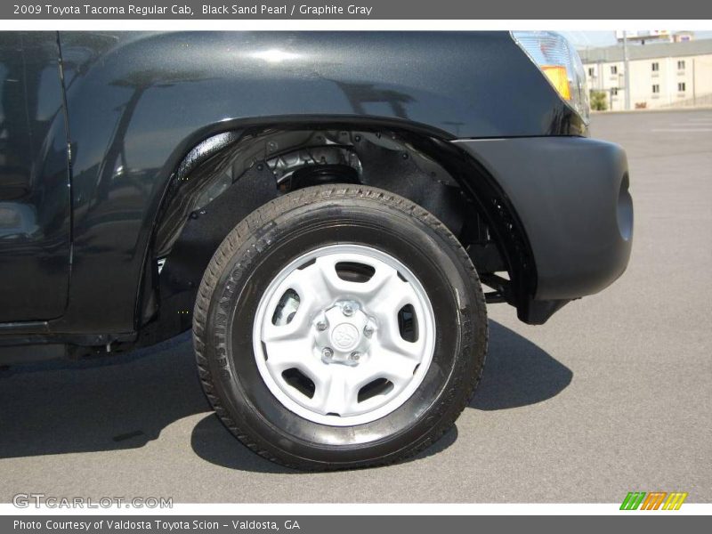 Black Sand Pearl / Graphite Gray 2009 Toyota Tacoma Regular Cab