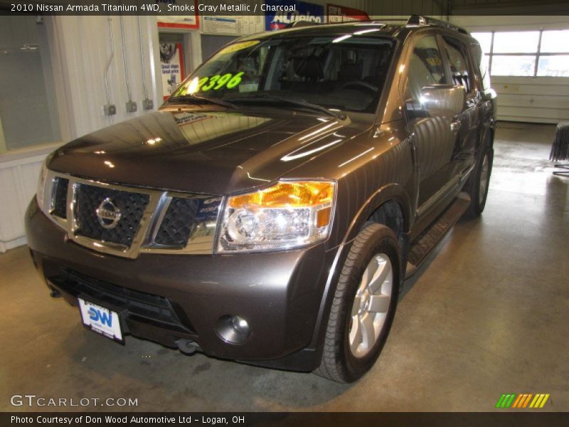 Smoke Gray Metallic / Charcoal 2010 Nissan Armada Titanium 4WD
