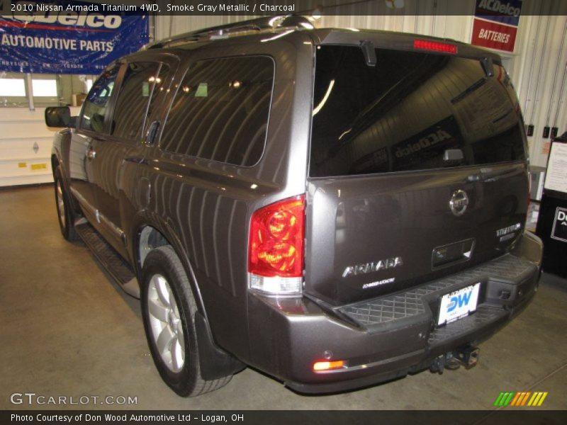 Smoke Gray Metallic / Charcoal 2010 Nissan Armada Titanium 4WD