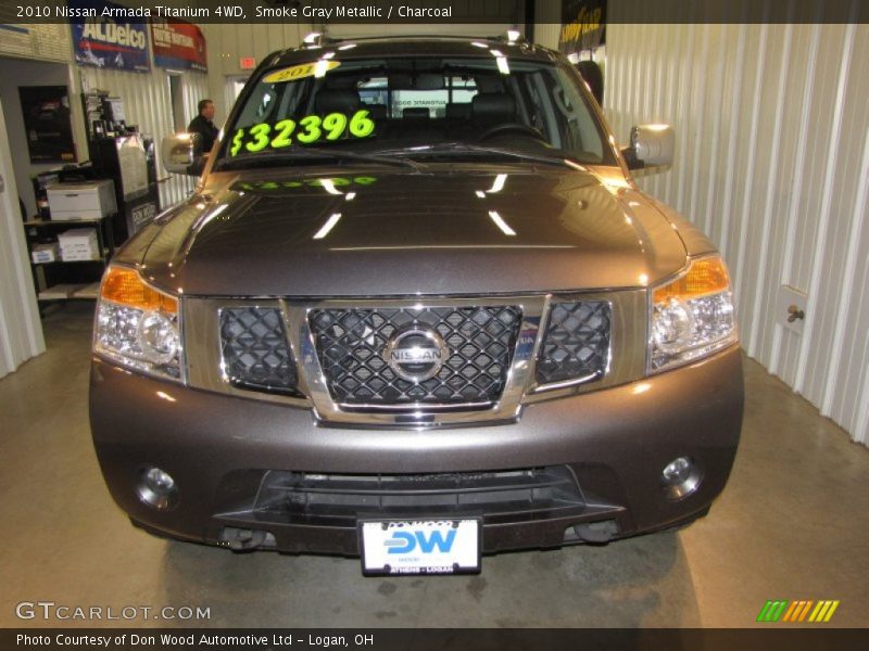Smoke Gray Metallic / Charcoal 2010 Nissan Armada Titanium 4WD