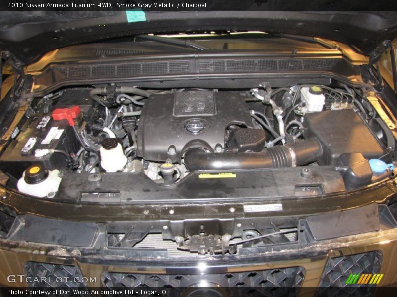 Smoke Gray Metallic / Charcoal 2010 Nissan Armada Titanium 4WD