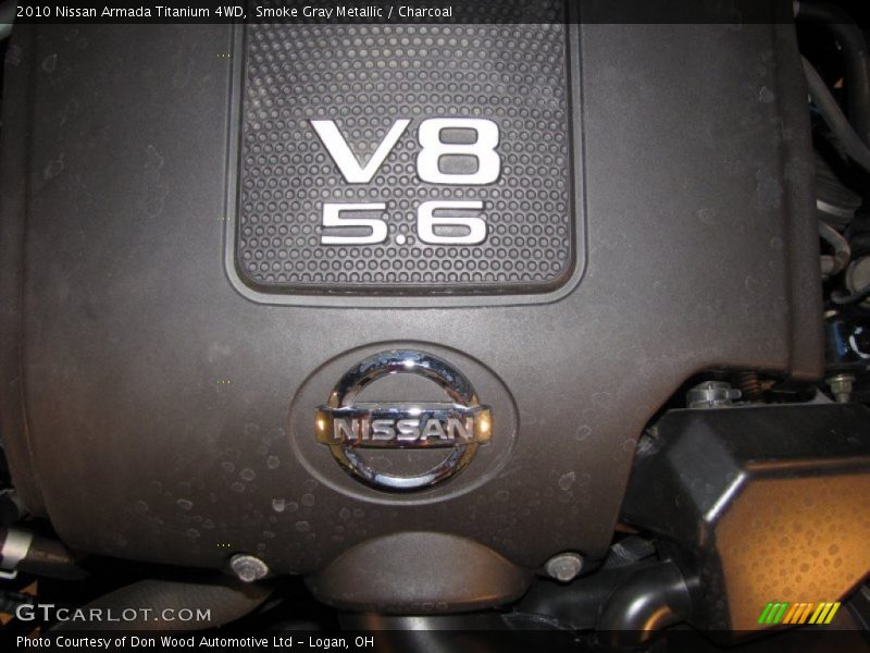 Smoke Gray Metallic / Charcoal 2010 Nissan Armada Titanium 4WD