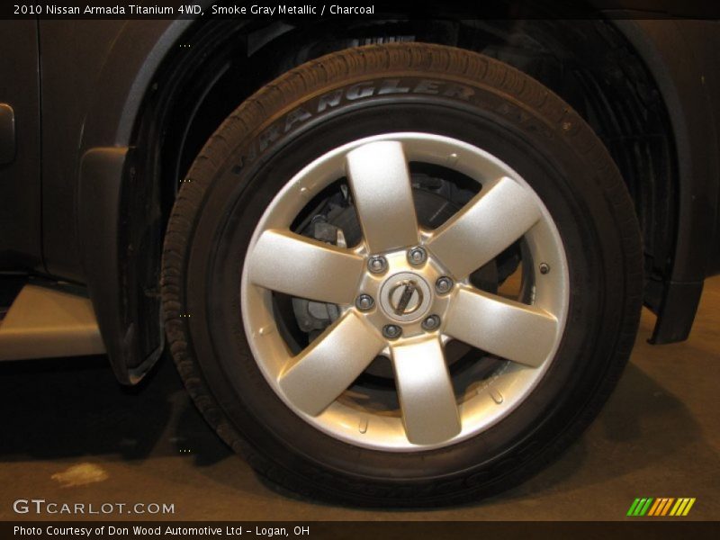 Smoke Gray Metallic / Charcoal 2010 Nissan Armada Titanium 4WD