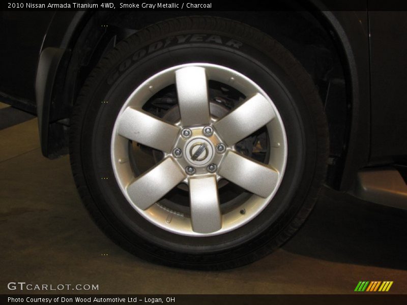 Smoke Gray Metallic / Charcoal 2010 Nissan Armada Titanium 4WD