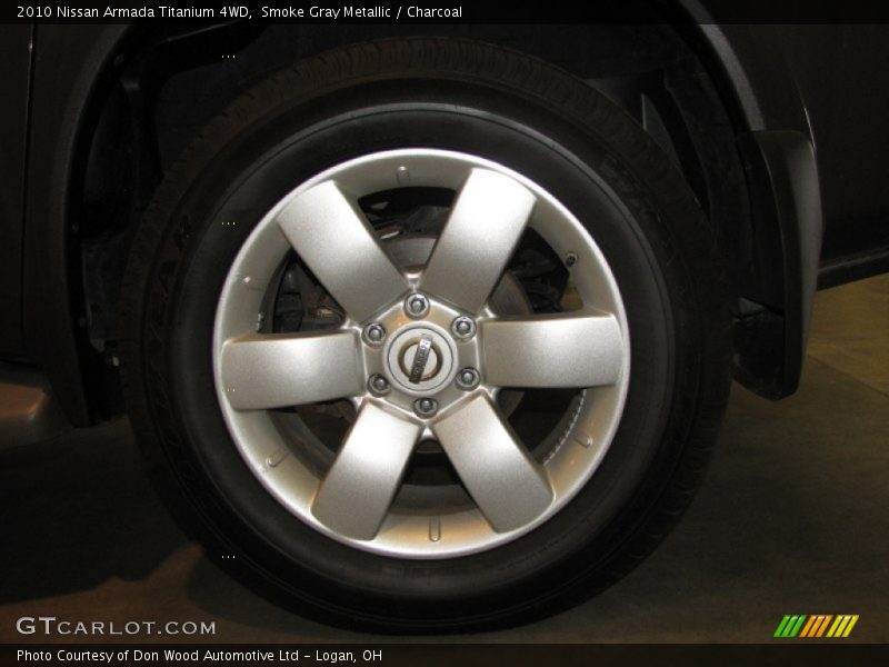 Smoke Gray Metallic / Charcoal 2010 Nissan Armada Titanium 4WD