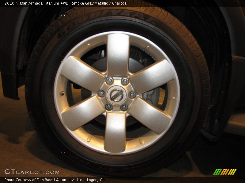Smoke Gray Metallic / Charcoal 2010 Nissan Armada Titanium 4WD
