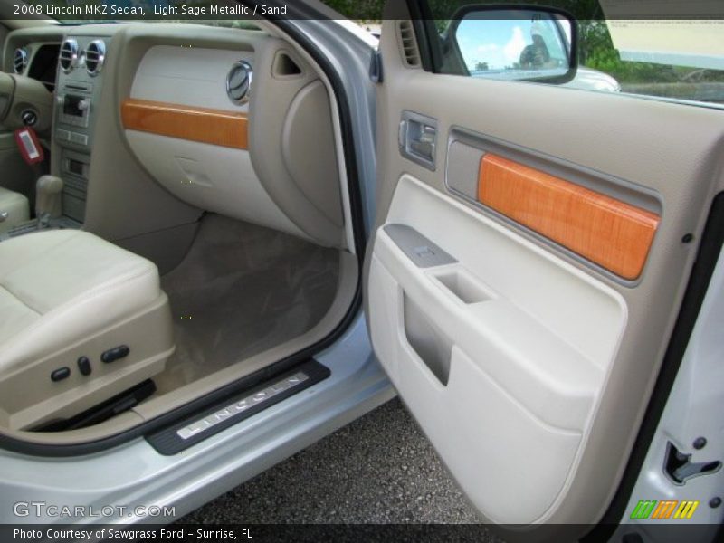 Light Sage Metallic / Sand 2008 Lincoln MKZ Sedan