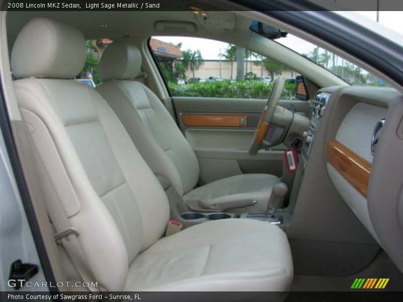 Light Sage Metallic / Sand 2008 Lincoln MKZ Sedan