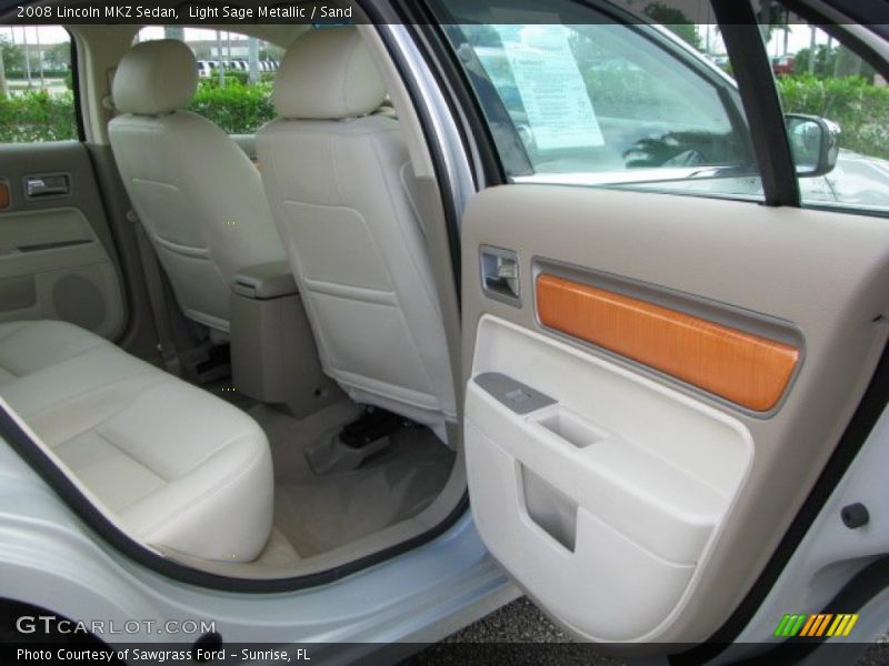 Light Sage Metallic / Sand 2008 Lincoln MKZ Sedan