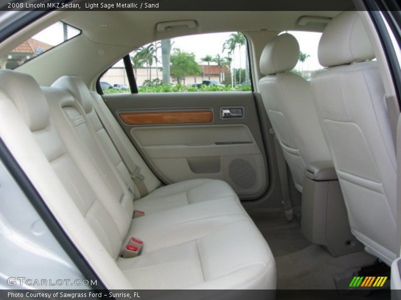 Light Sage Metallic / Sand 2008 Lincoln MKZ Sedan