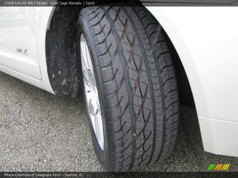 Light Sage Metallic / Sand 2008 Lincoln MKZ Sedan